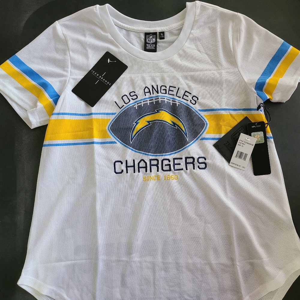 NFL Womans Mesh Jersey NWT LA Chargers Size XL